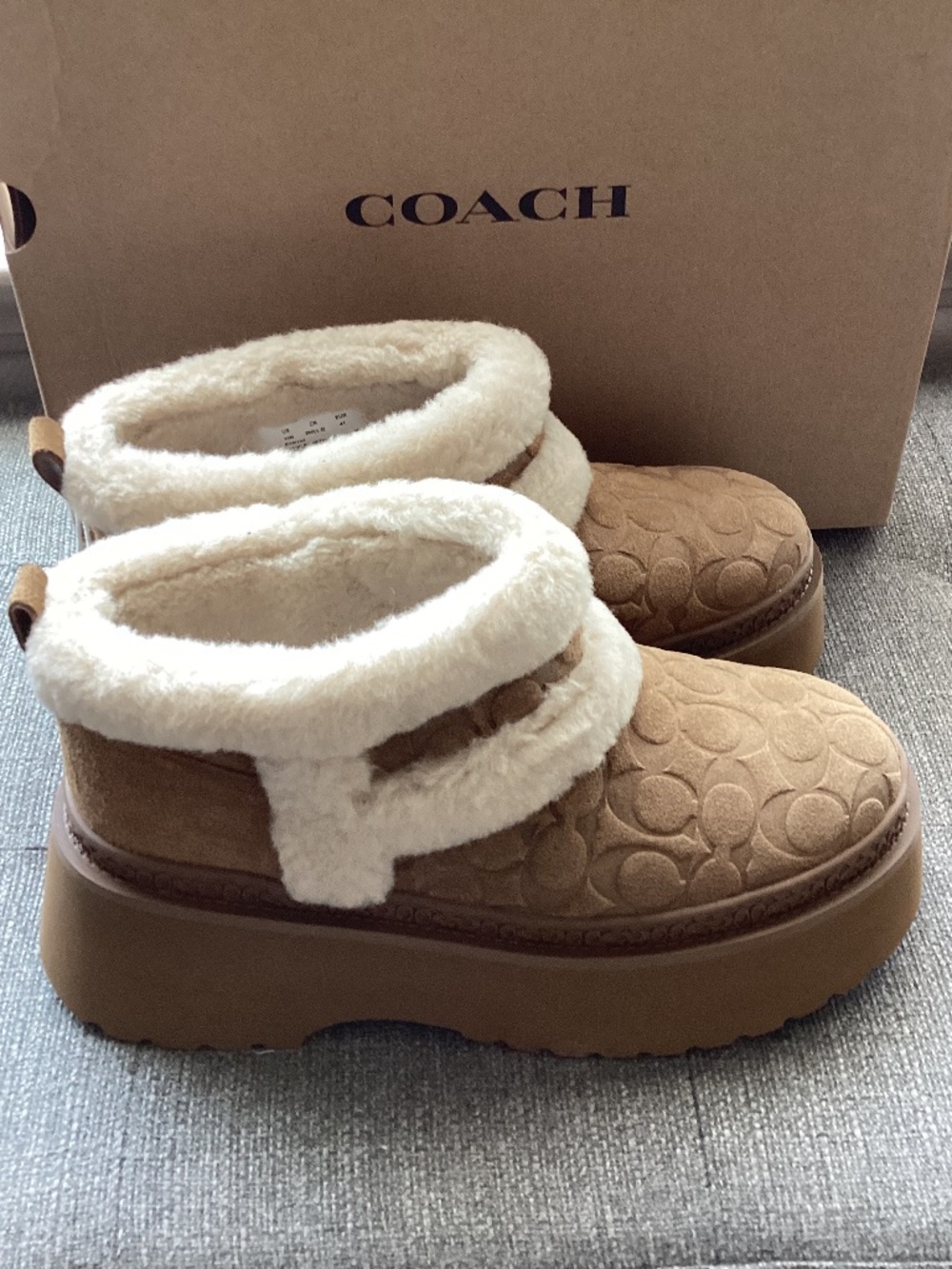COACH Women's Christina Pull-On Booties, size 10